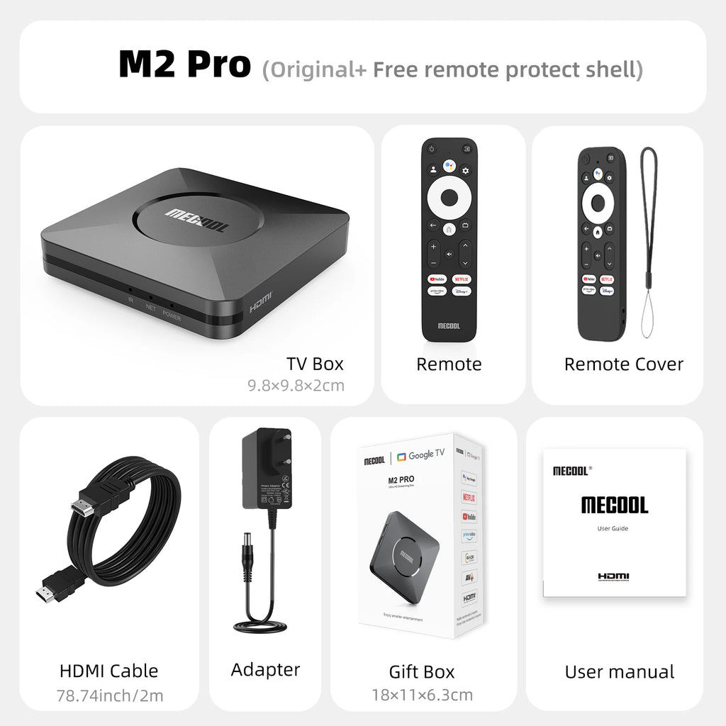 CowLost | tv-box-android-mecool-m2-pro-google-tv-11-with-netflix-certification |10