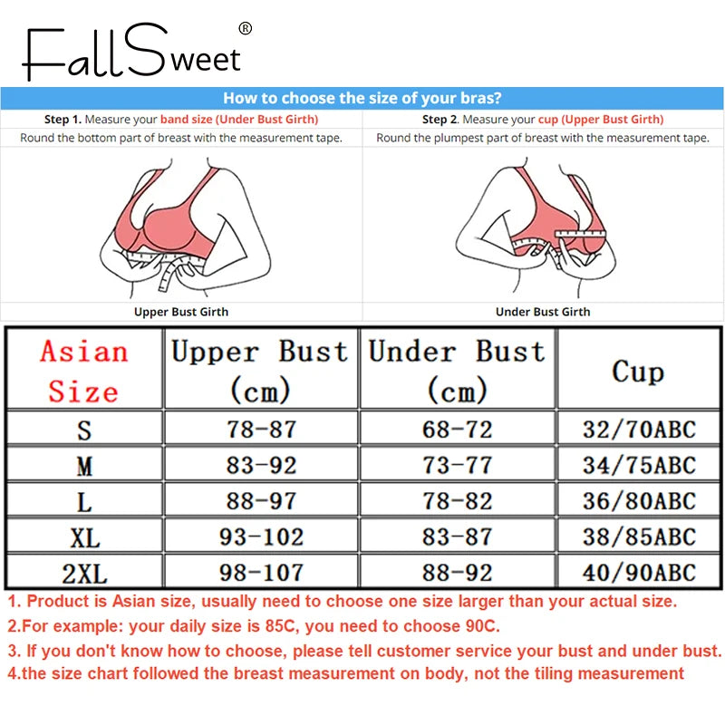 CowLost | product_id-fallsweet-wireless-push-up-floral-lace-bra-for-women |7