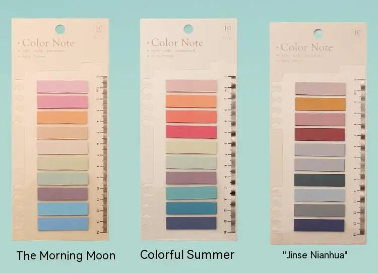 CowLost | color-series-self-adhesive-memo-pad-sticky-notes-bookmark |10