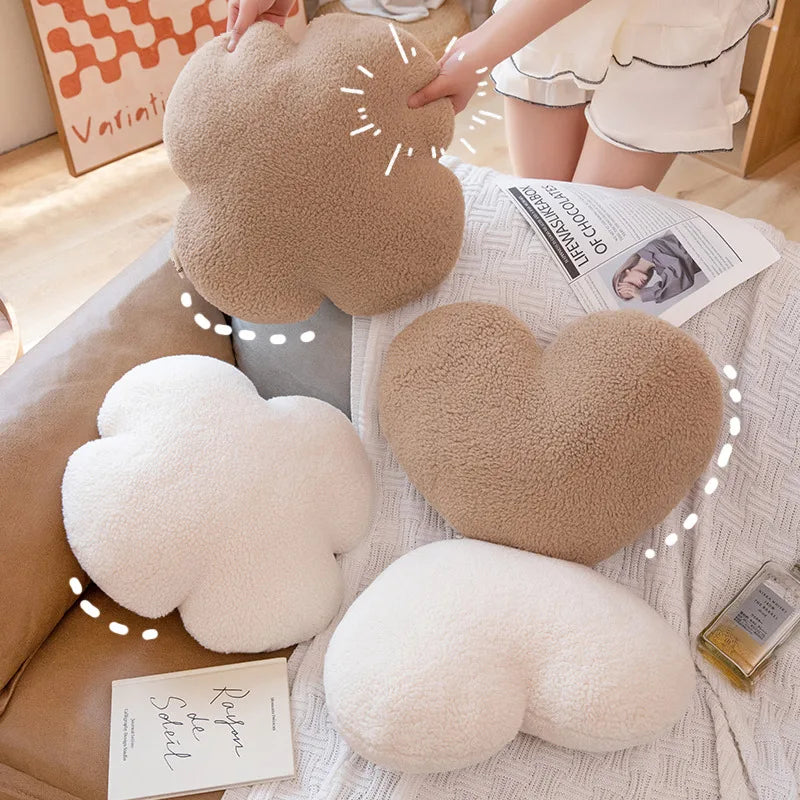 CowLost | fencing-barriers-ins-plush-heart-throw-pillow-cushion |2