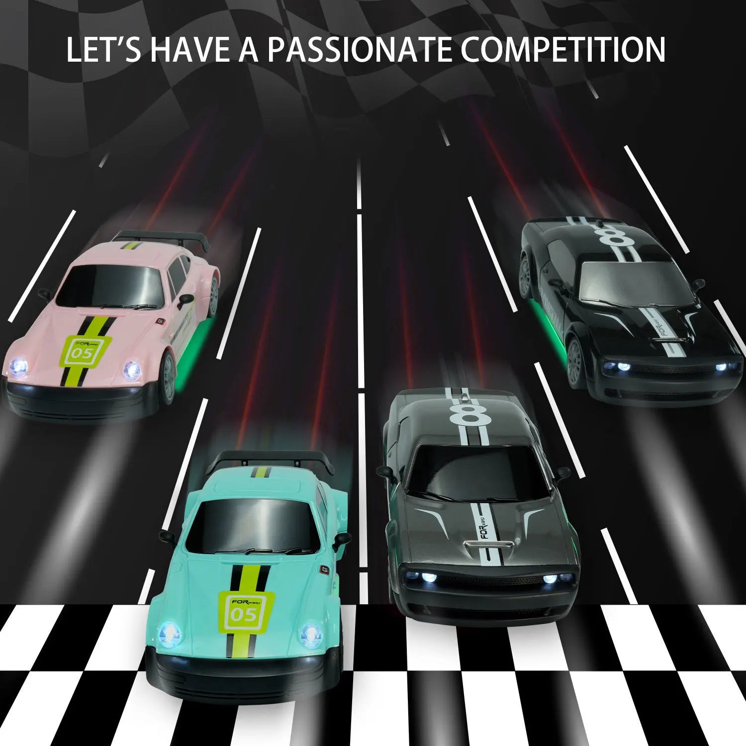 CowLost | fencing-barriers-dodge-hellcat-1-16-4wd-high-speed-remote-control-drift-car |4