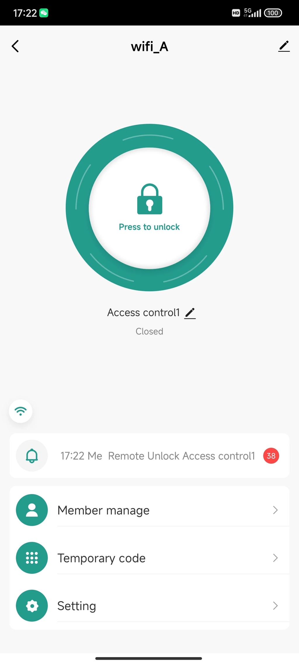 CowLost | locks-keys-product_id-waterproof-tuya-wifi-125khz-access-control-keypad-with-remote-unlock |8