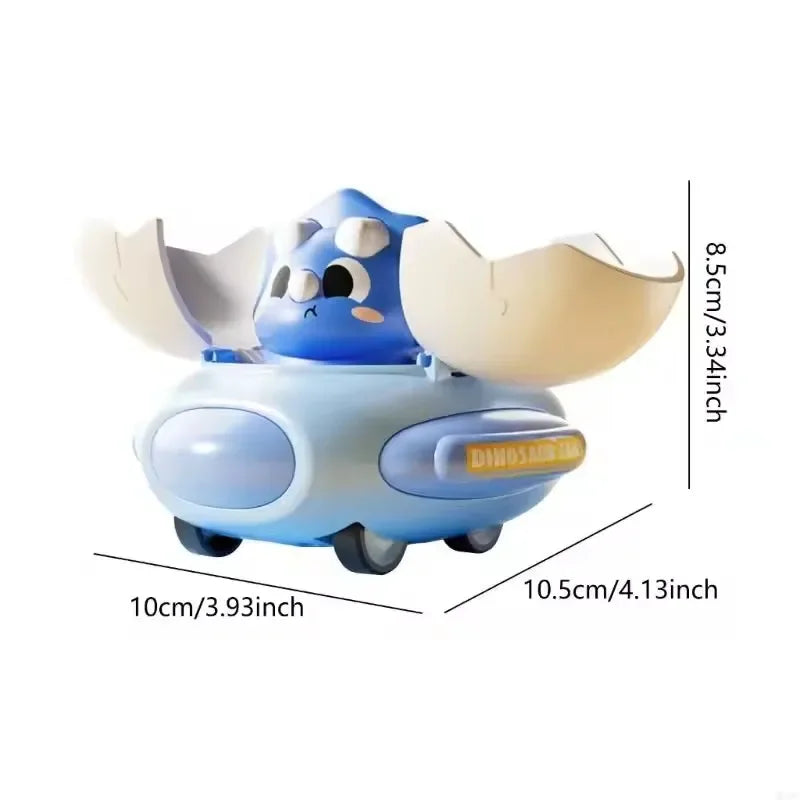 Cartoon Dinosaur Egg Plastic Bumper Car Classic Kids Interactive Toy