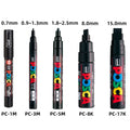 CowLost | product_id-5pcs-posca-marker-pens-set-pc-1m-3m-5m-8k-17k-black-white-colors-acrylic-graffiti-poster |11