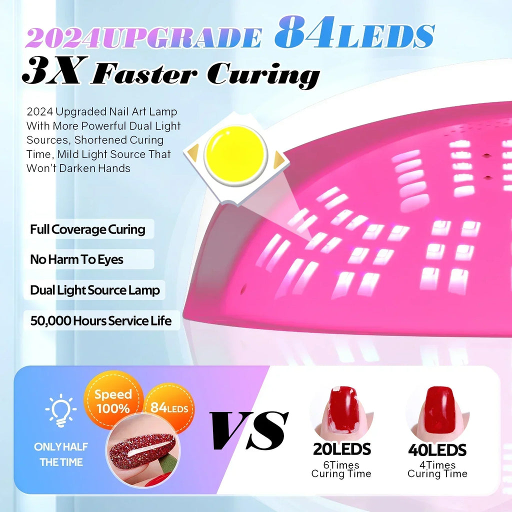 CowLost | uncategorized-380w-uv-led-nail-lamp-with-84-leds-for-manicure-gel-polish-drying |4