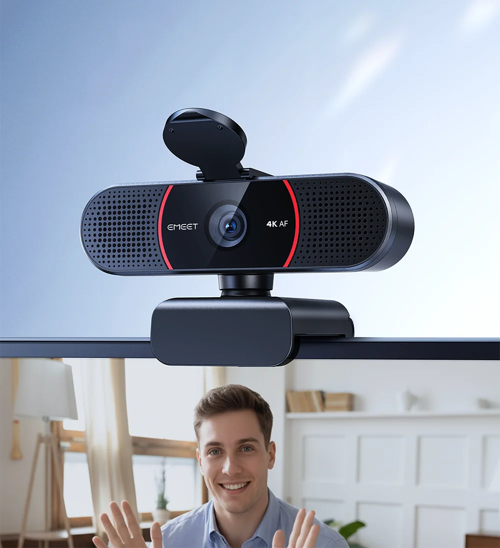 CowLost | 4k-webcam-1080p-60fps-web-camera-emeet-usb-camera-with-mics |7