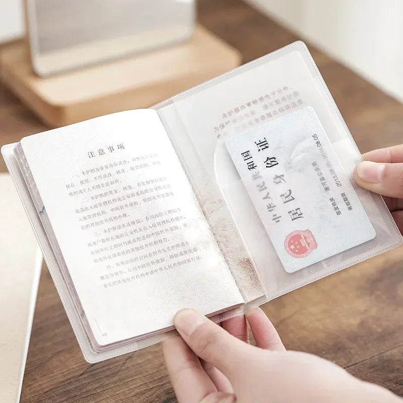 CowLost | uncategorized-pvc-waterproof-passport-cover-case-for-travel-document-holder-1pcs |5
