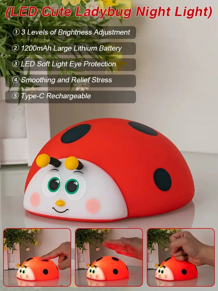 CowLost | product_id-kfvc-rechargeable-touch-control-ladybug-silicone-night-light-for-nursery |12