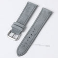 CowLost | product_id-vintage-handmade-suede-leather-watch-strap-18-24mm-brown-grey-universal-replacement-wristband |18