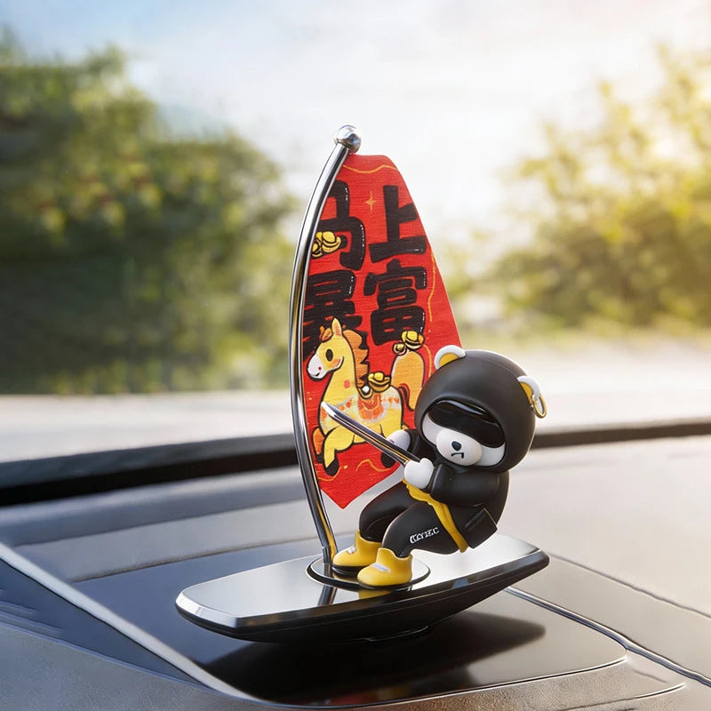 CowLost | surfing-product_id-rocking-surfing-bear-car-ornament-for-center-console |11