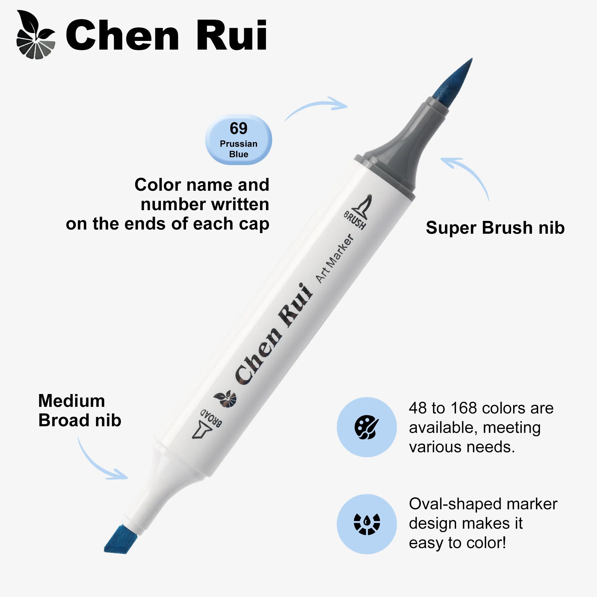 CowLost | product_id-chen-rui-168-color-dual-tip-permanent-art-markers-with-brush-chisel-tips |2
