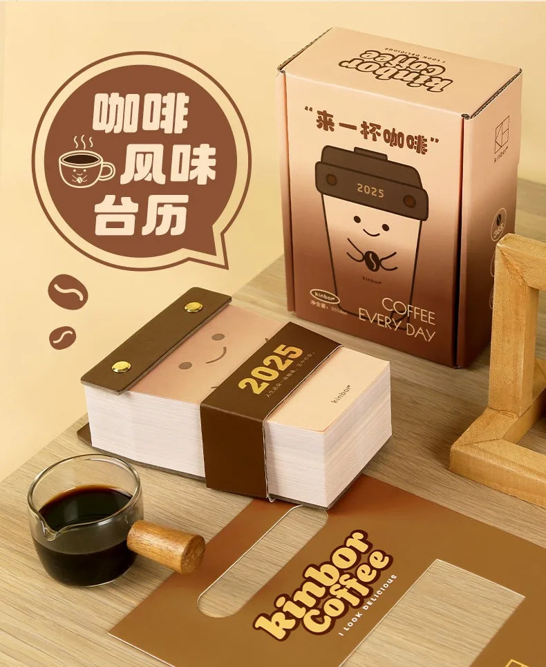 CowLost | product_id-kinbor-2025-coffee-bread-mini-desk-calendar-daily-planner-for-office-home |9