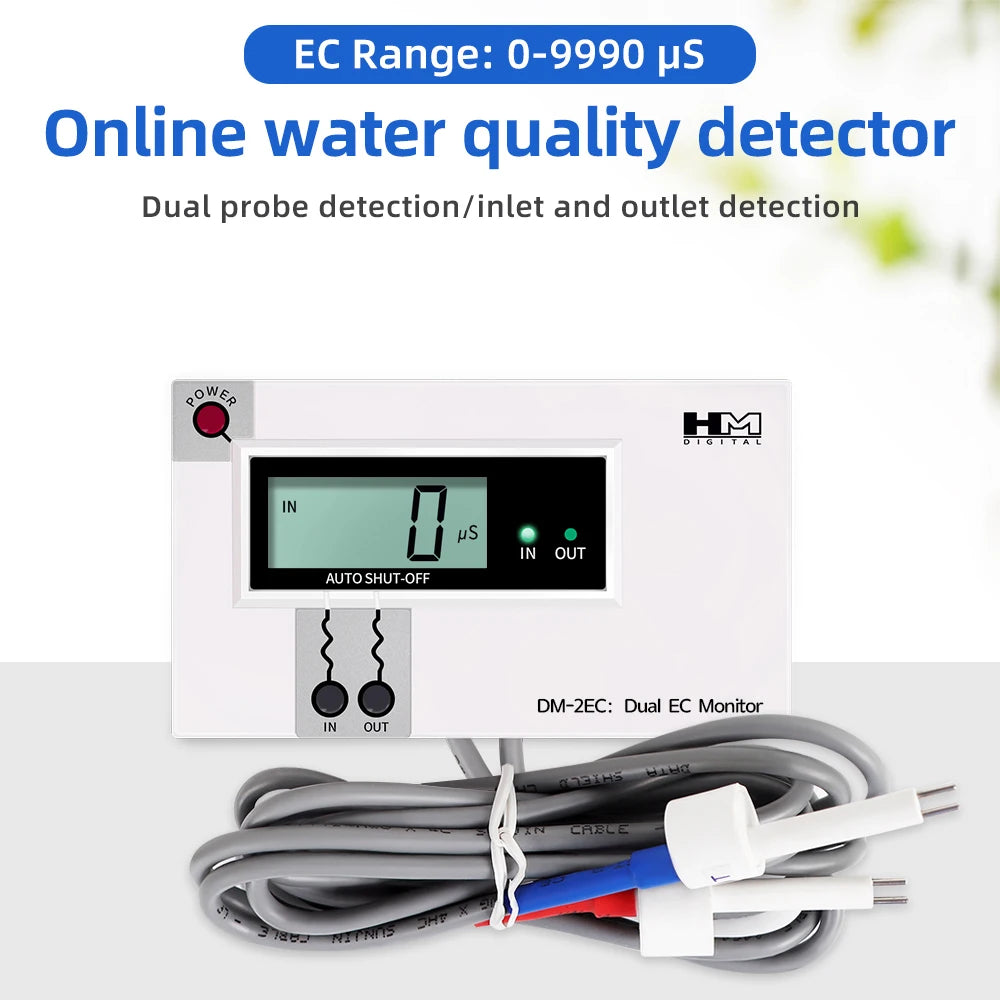 Digital Dual TDS/EC Water Quality Tester Pen for Tap and Fish Tank