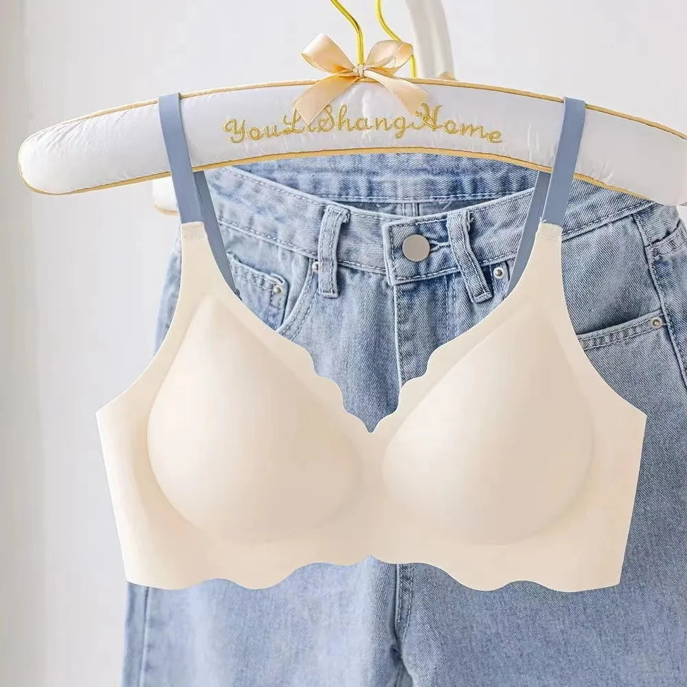 CowLost | product_id-no-trace-womens-wire-free-adjustable-seamless-back-support-bra-thin-sling |5