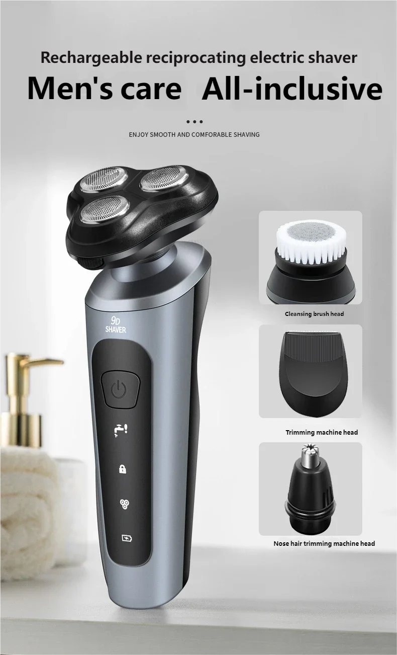 CowLost | product_id-glonxd-mens-rechargeable-wet-dry-beard-razor-for-smooth-shaving |7