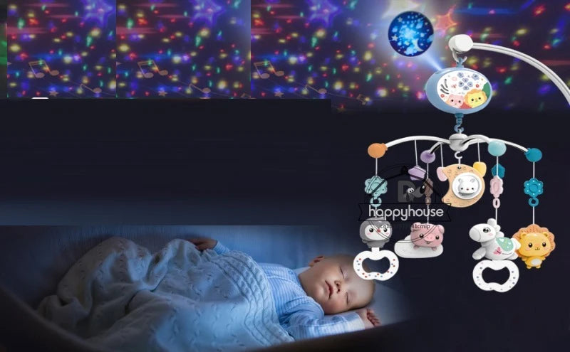 CowLost | musical-baby-crib-mobile-with-lights-music-projection-for-infants-remote-control-crib-toys-for-newborn-baby-mobile-for-crib-toys |7