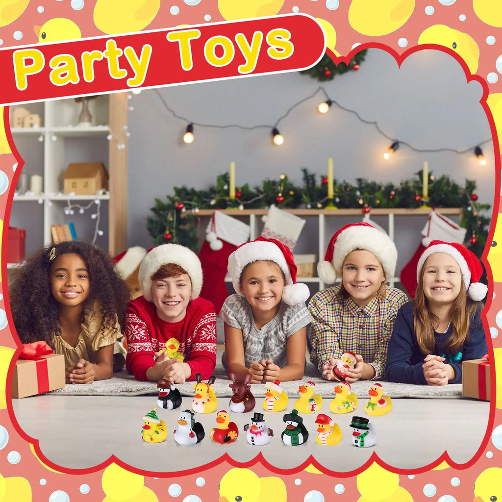 CowLost | product_id-12-24-36pc-christmas-rubber-duck-toys-for-holiday-party-favors |5