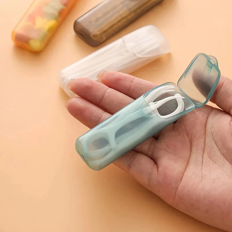 CowLost | product_id-portable-mini-toothpick-storage-box-with-lid-and-floss-cotton-swab-dispenser |3