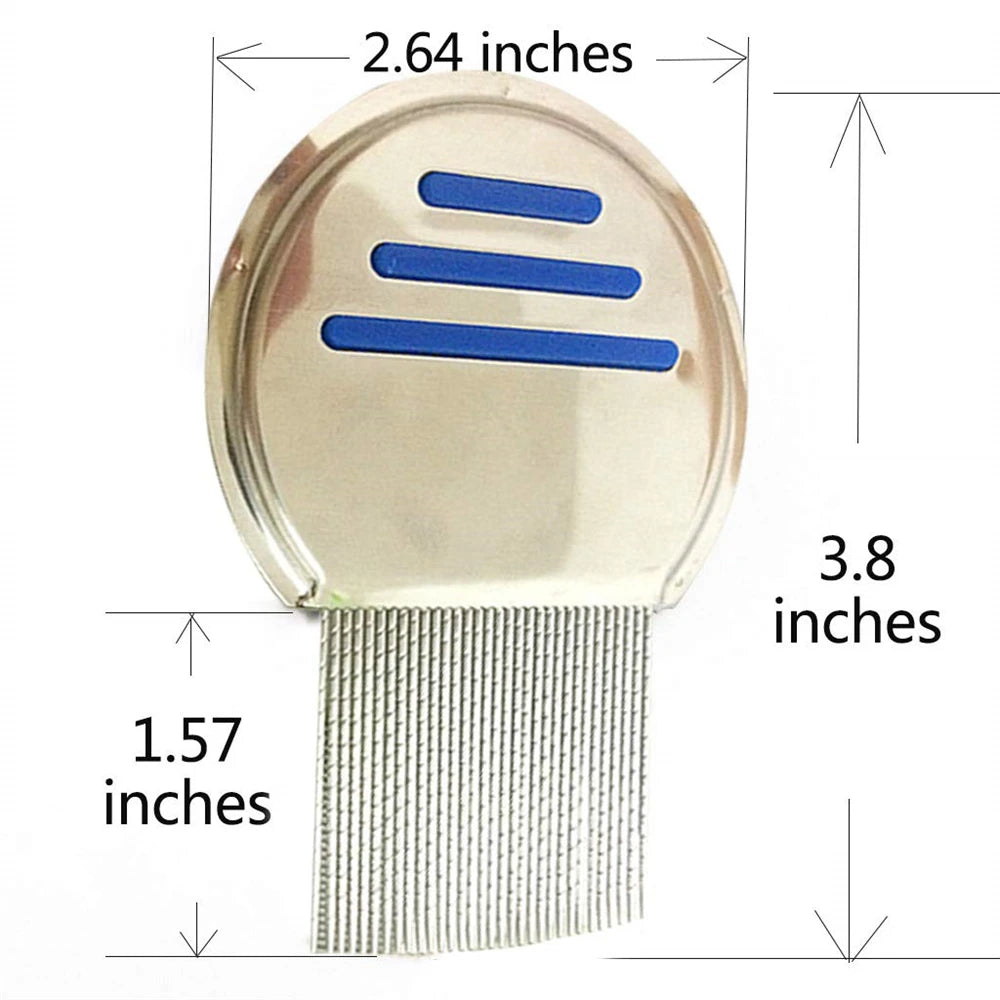 CowLost | tools-stainless-steel-flea-and-lice-comb-for-dogs-cats-and-adults |13
