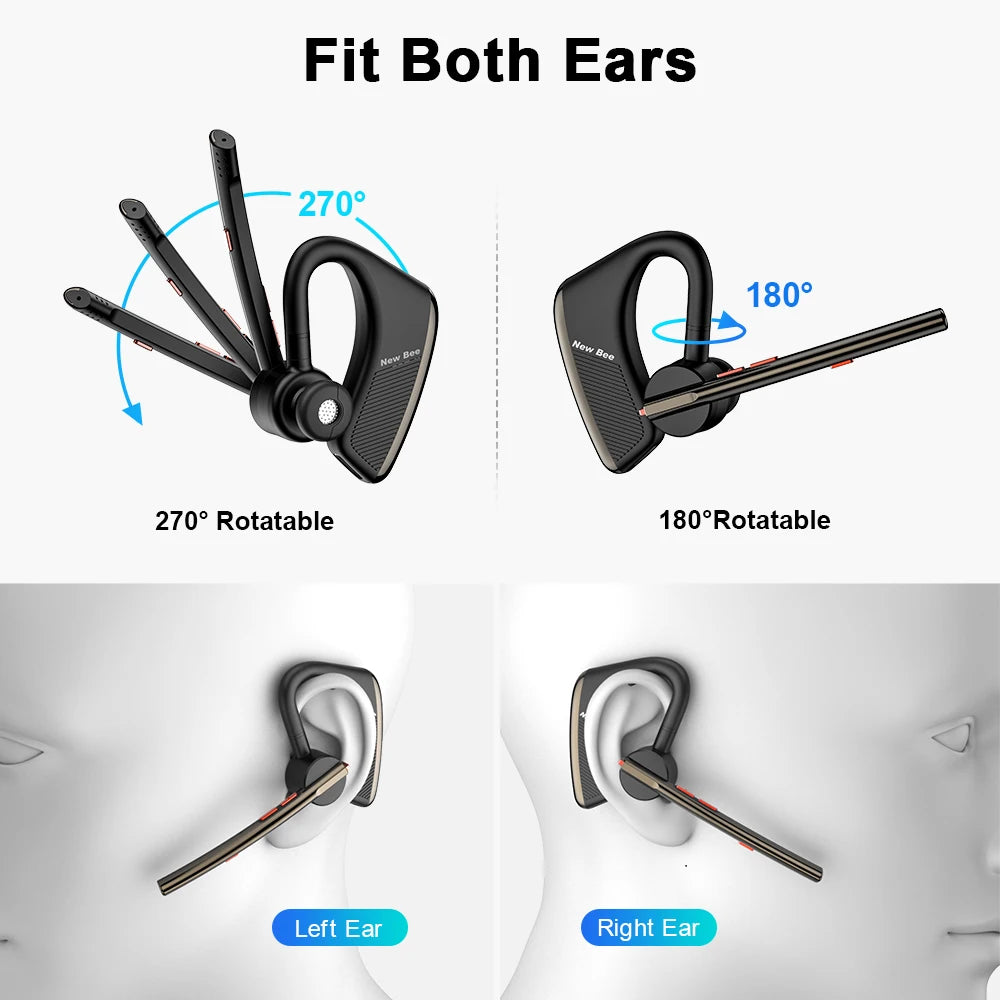 CowLost | new-bee-m50-bluetooth-headset-wireless-earpiece-earphones-24-hrs-talk-time-v5-2 |16
