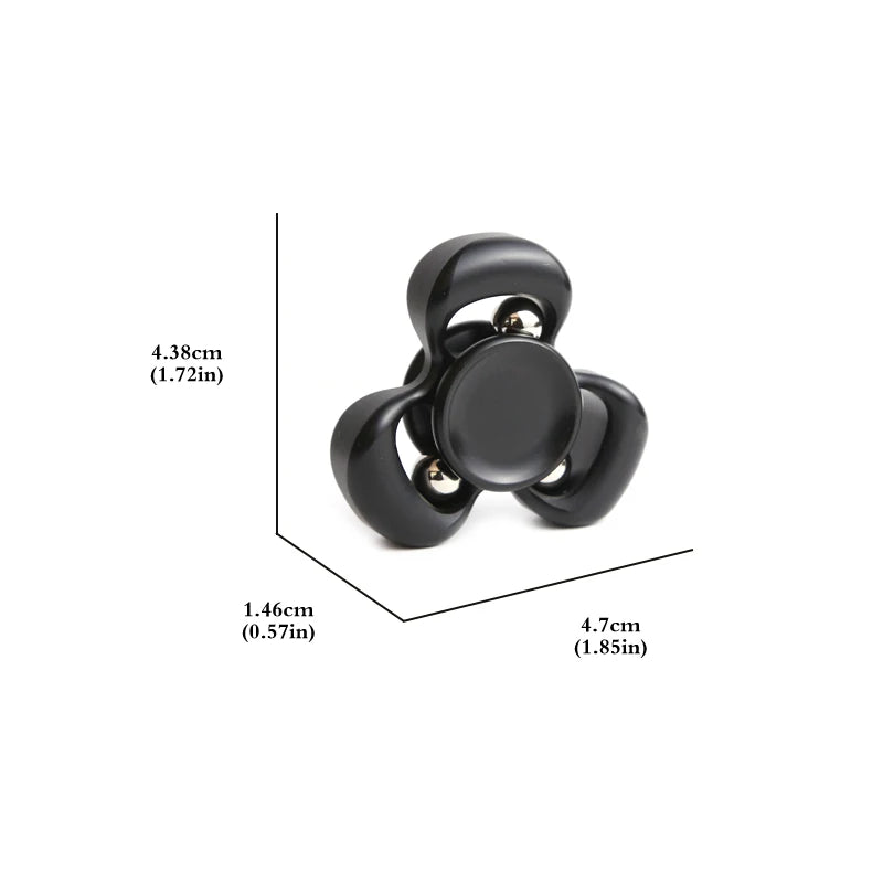 CowLost | stainless-steel-horizon-edc-fidget-spinner-toy-stainless-steel-anxiety-stress-relief-focus-gyro-hand-spinner-for-office-desk |6