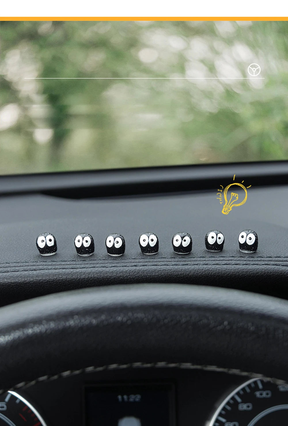CowLost | ornaments-product_id-black-elf-car-interior-decorations-rearview-mirror-ornaments-5-10-20pcs |8
