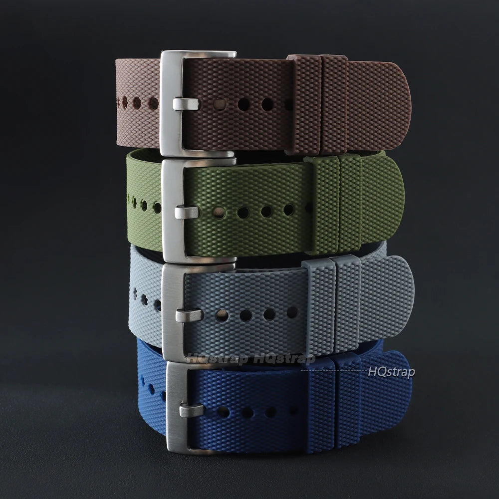 CowLost | bracelets-product_id-one-piece-silicone-watchband-20mm-22mm-soft-rubber-sports-wristband-universal-black-brown-grey-orange |10