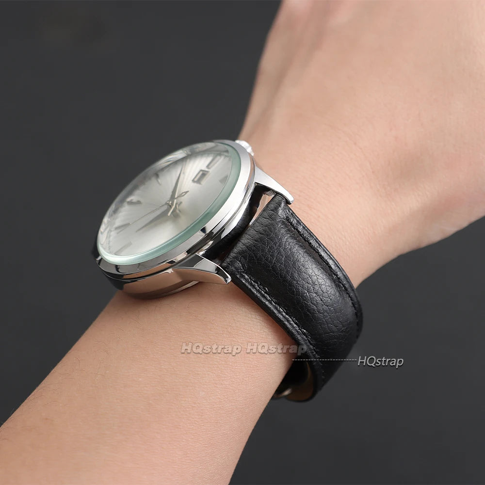 CowLost | product_id-leather-watch-strap-for-cartier-tank-16-22mm-lychee-textured-cowhide-with-folding-buckle-unisex |5