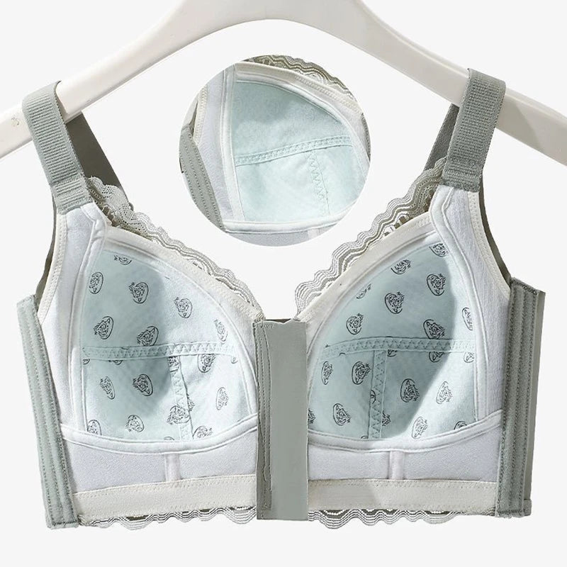CowLost | product_id-womens-front-zipper-bra-with-back-gathering-correction-anti-sagging-comfort-warmth |5