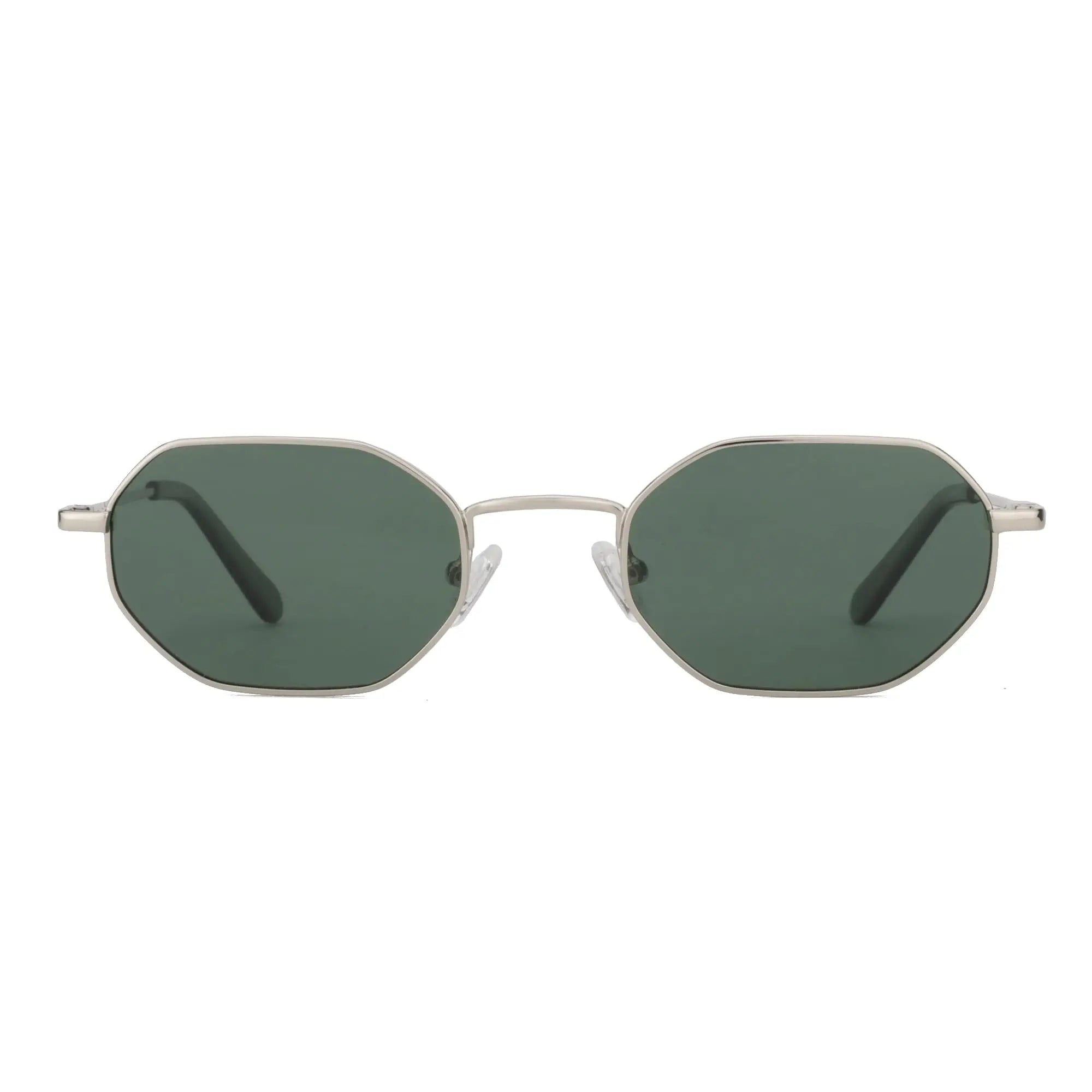 CowLost | zenottic-retro-small-polygon-polarized-sunglasses-women-metal-uv400 |25