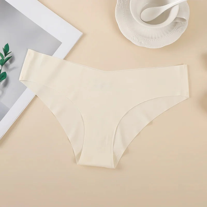 CowLost | product_id-women-s-seamless-soft-thin-v-neck-brief-panties |9