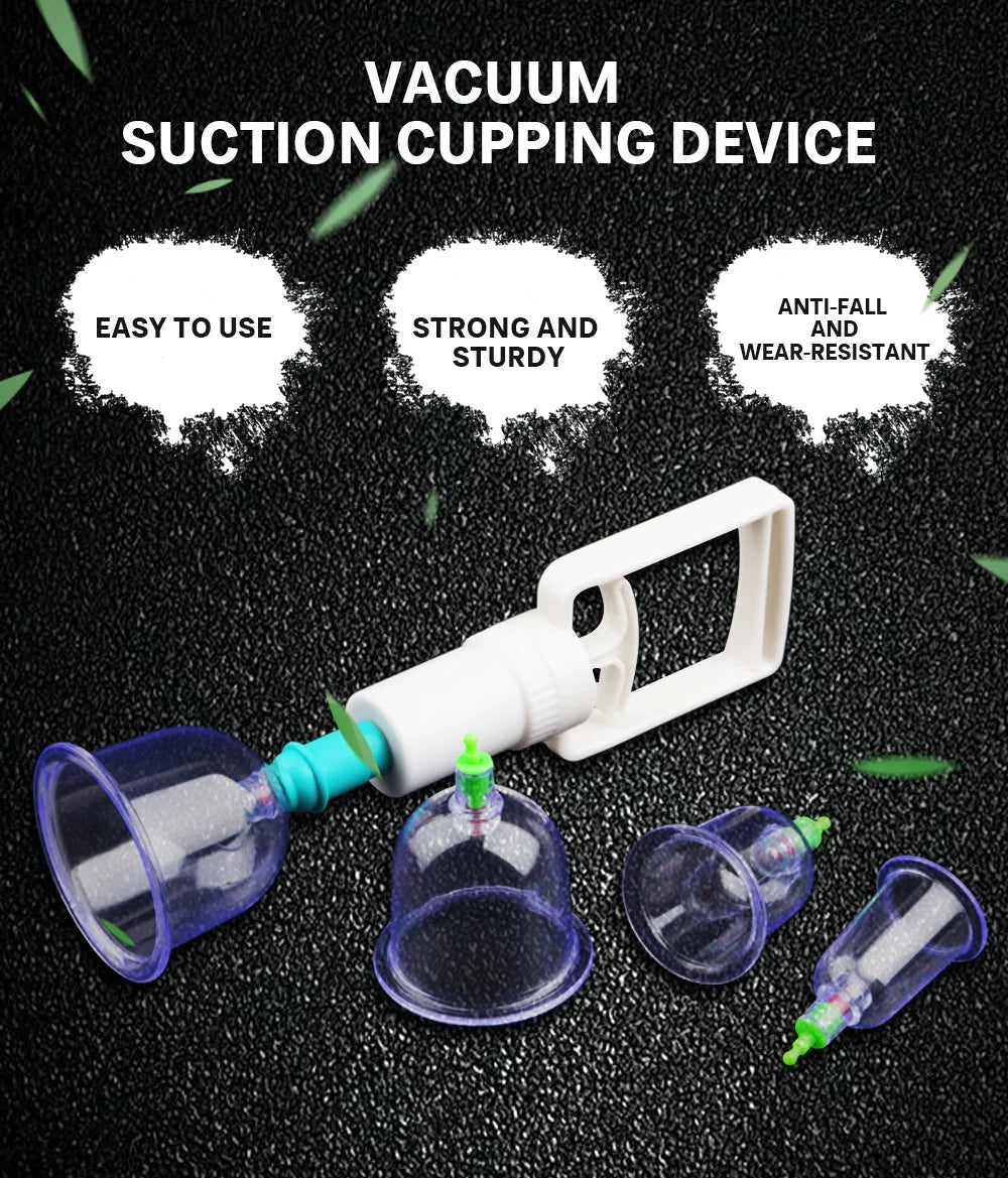 CowLost | 6pcs-vacuum-cupping-sets-with-pumping-gun-suction-cups-back-massage |8
