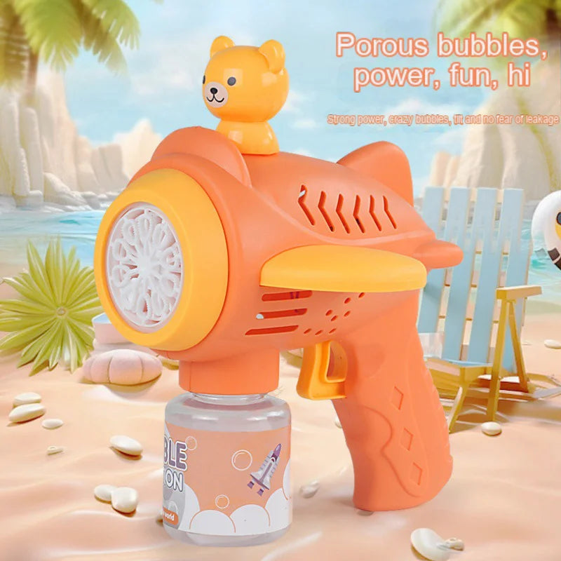 CowLost | product_id-little-bear-automatic-bubble-gun-toy-with-light-for-kids-summer-outdoor-party-gift |2
