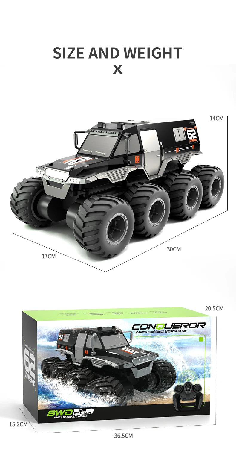 CowLost | fencing-barriers-jjrc-q137-8x8-2-4g-8wd-off-road-amphibious-remote-control-stunt-car |21