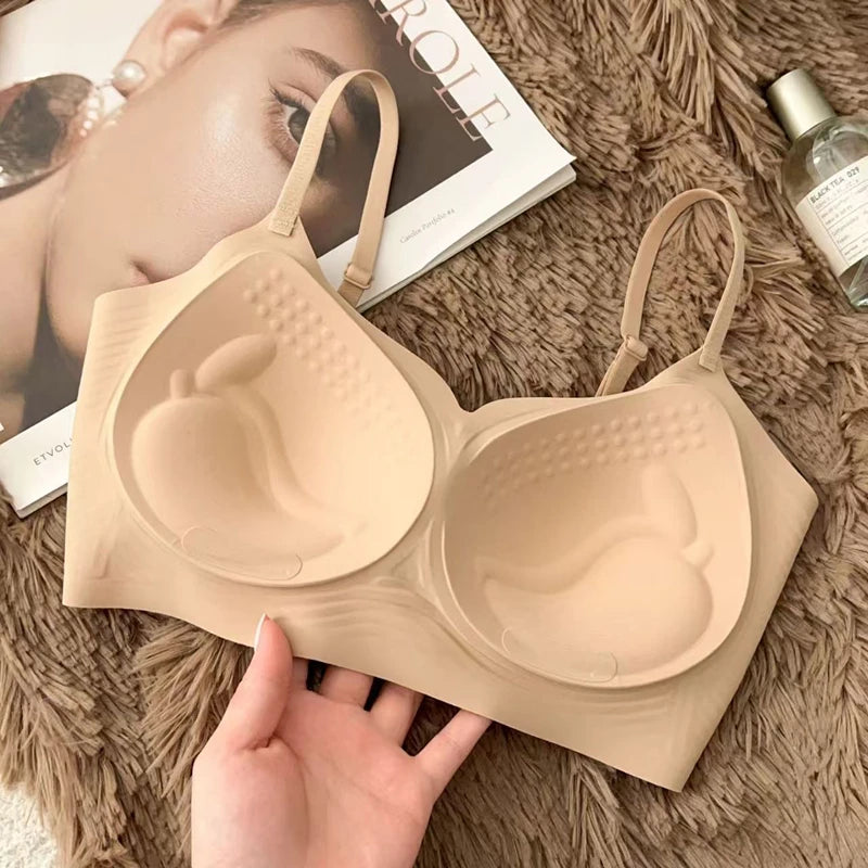 CowLost | product_id-seamless-wire-free-push-up-bra-for-small-breasts-comfortable-anti-sagging-support |3