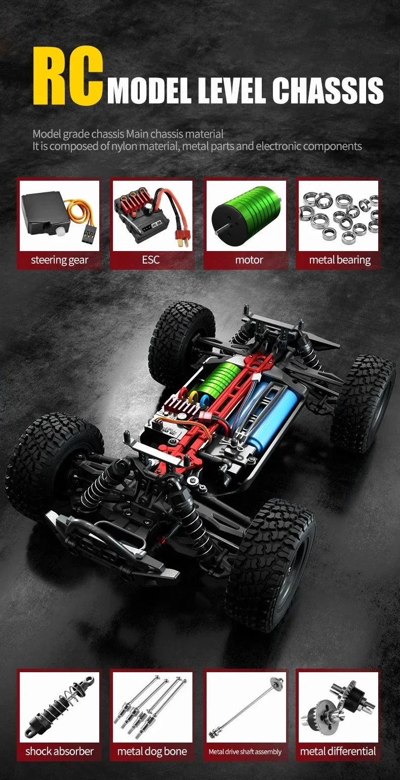 CowLost | fencing-barriers-beibao-1-16-rc-car-16103pro-50km-h-4wd-brushless-motor-off-road-truck |13