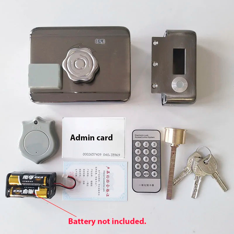 CowLost | locks-keys-product_id-wireless-remote-aa-battery-powered-electronic-rim-lock-dc12v-for-access-control-system |7