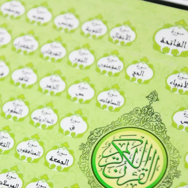 Portable Arabic Kids Educational Learning Pad, Interactive Preschool Multilingual Toy