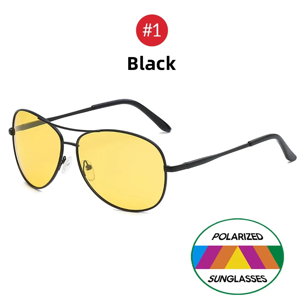 CowLost | uncategorized-vivibee-metal-aviation-night-vision-driving-glasses-with-yellow-polarized-uv400-lens |18