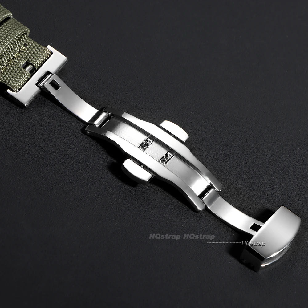 CowLost | bracelets-product_id-20mm-22mm-quick-release-waterproof-sailcloth-and-cowhide-watch-band-with-butterfly-buckle-for-omega-seiko |4
