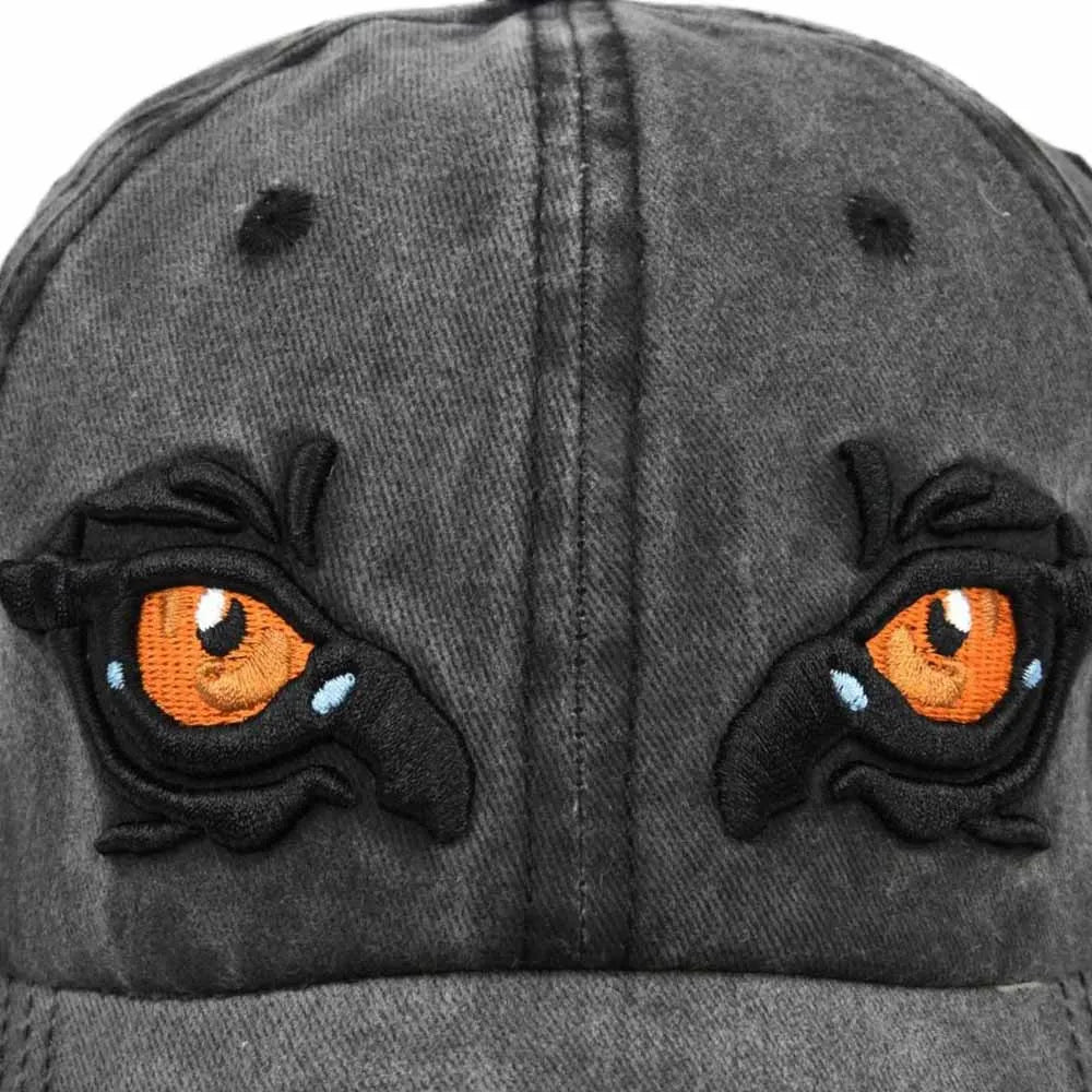 CowLost | washed-cotton-baseball-caps-for-women-men-eagle-eye-embroidery-snapback-hat |15