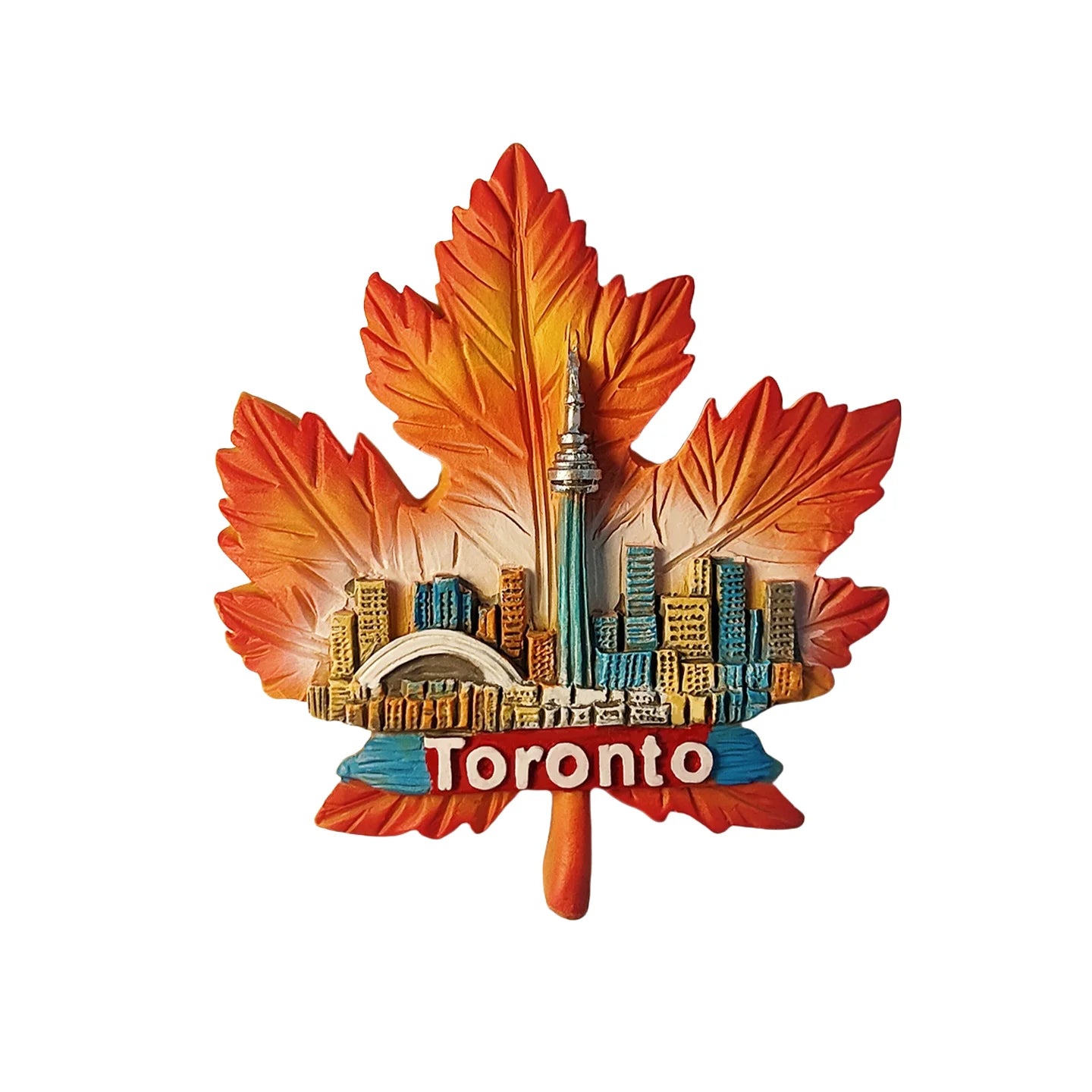 CowLost | product_id-toronto-tv-tower-maple-leaf-3d-resin-fridge-magnet-souvenir-decoration |5