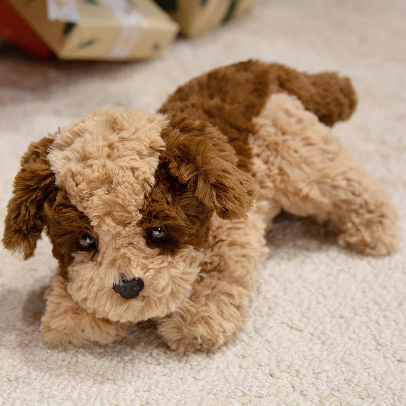 CowLost | fencing-barriers-sleeping-position-baby-dog-plush-toy-32-42-48cm-soft-stuffed-animal |17