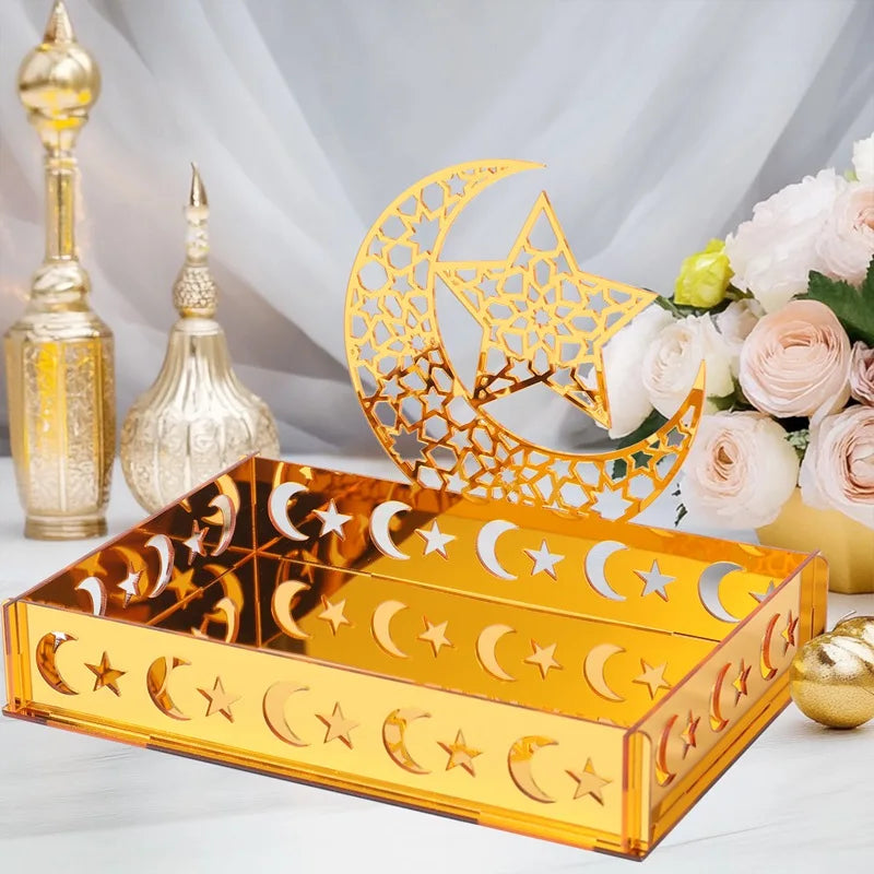 CowLost | eid-mubarak-tray-ramadan-table-centerpieces-plate-acrylic |10