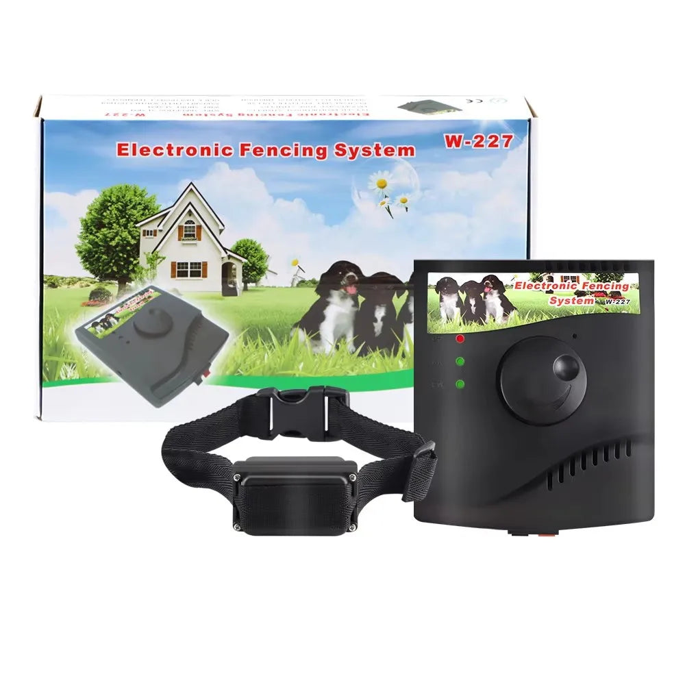 W-227 Rechargeable Electric Dog Fence Training Collar Pet Containment System