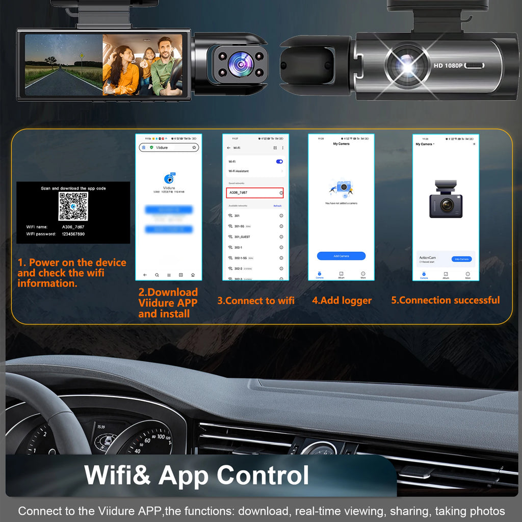 CowLost | product_id-1080p-wifi-dual-lens-car-dash-cam-with-ir-night-vision-wide-angle-front-interior-cameras-loop-recording-dvr |10