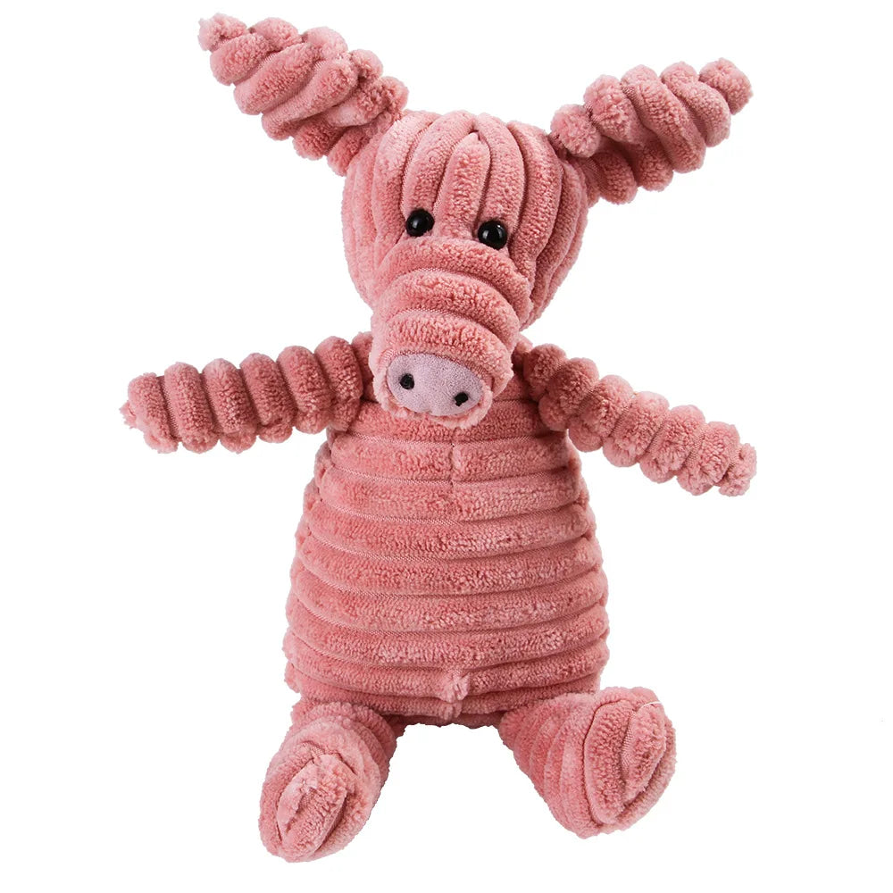 CowLost | dog-kennel-run-accessories-pig-voice-plush-dog-toy-for-tooth-cleaning |4
