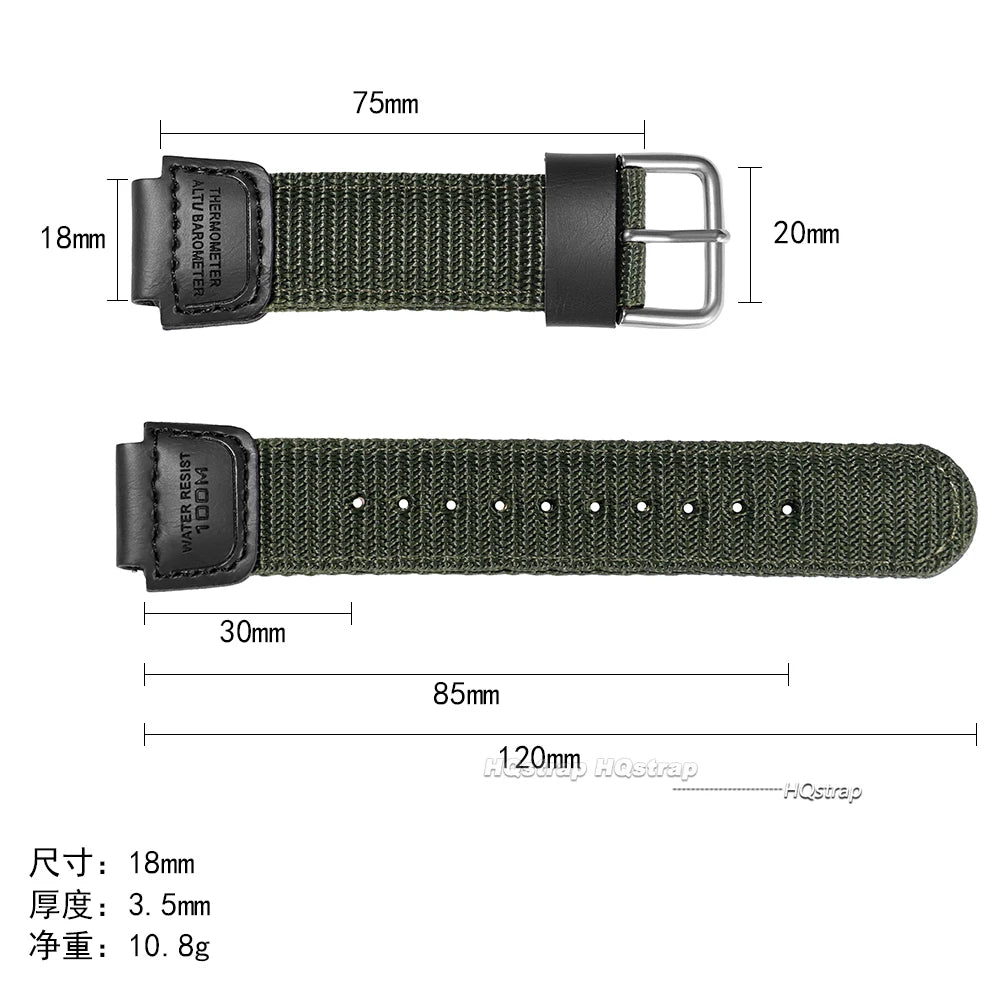 CowLost | product_id-18mm-nylon-canvas-replacement-watchband-for-casio-w800h-ae-1200wh-sgw-300-aq-s810w-f91w-mrw-200h |8
