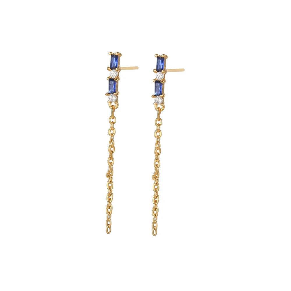 CowLost | stainless-steel-cubic-zirconia-chain-hoop-earring-for-women |5