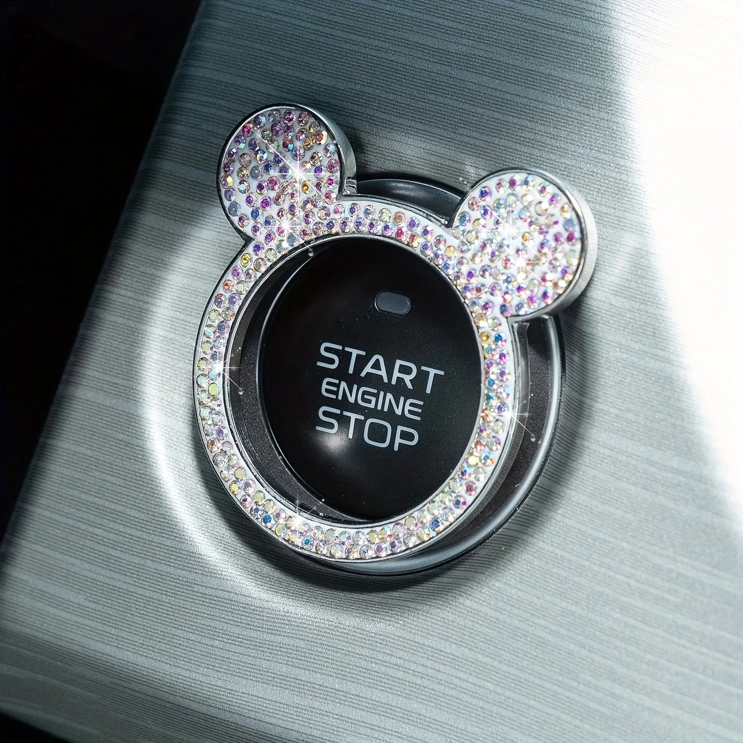 CowLost | product_id-car-start-button-decoration-sticker-with-artificial-diamonds-for-ignition-switch |9